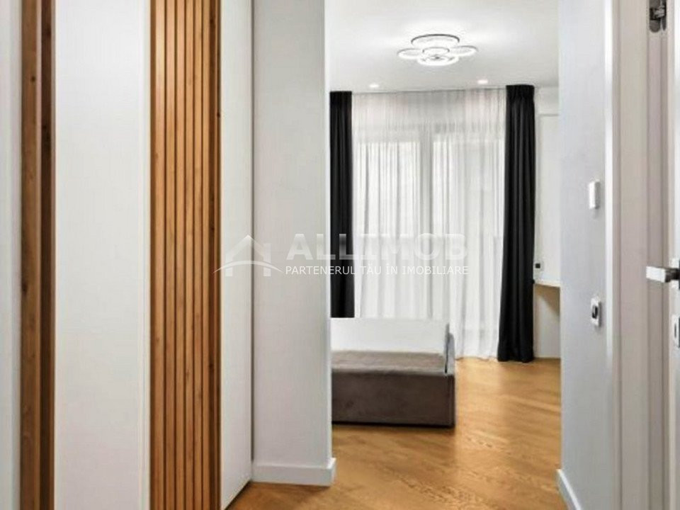 3-room apartment in the Aviatiei Tower complex