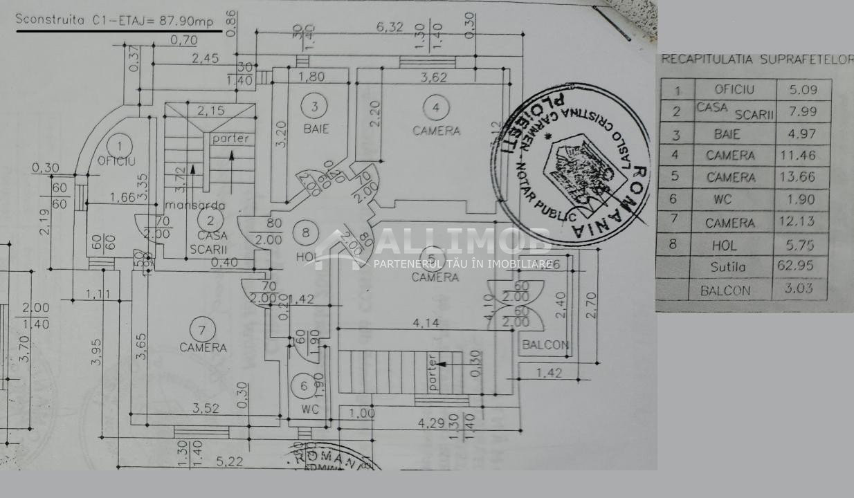 Vila S+P+1+M, curte libera, garaj,  Ultracentral, Ploiesti