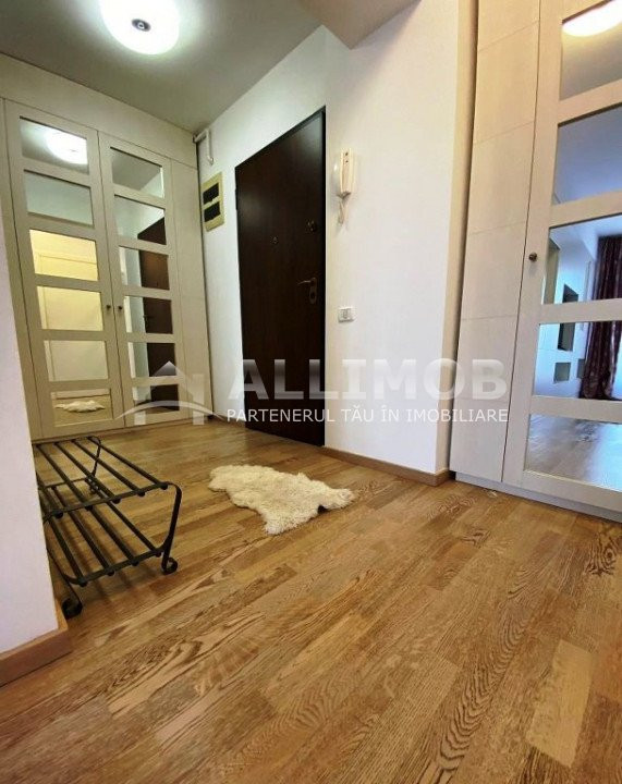 2-room apartment with a panoramic view of the Herastrau area